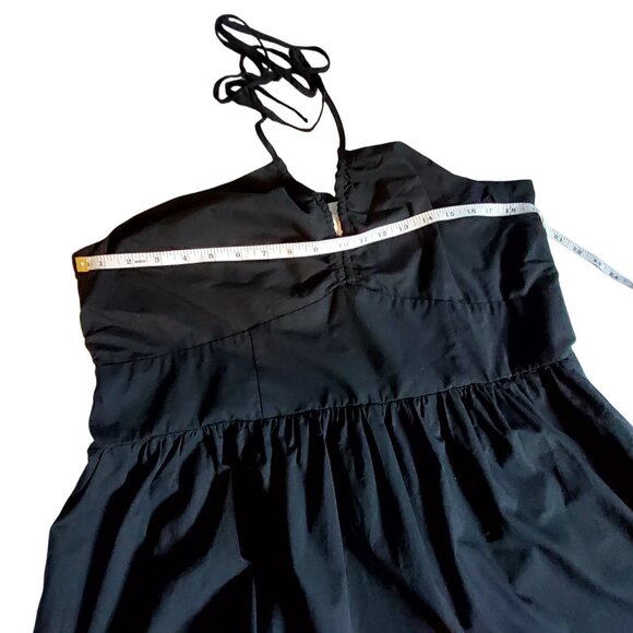 Universal Thread Black Cotton Halter Maxi Dress XLMaxi length flowy silhouette - Picture 4 of 11